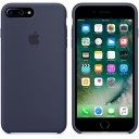 Чехол силиконовый для iPhone 7 Plus Silicone Case Midnight Blue